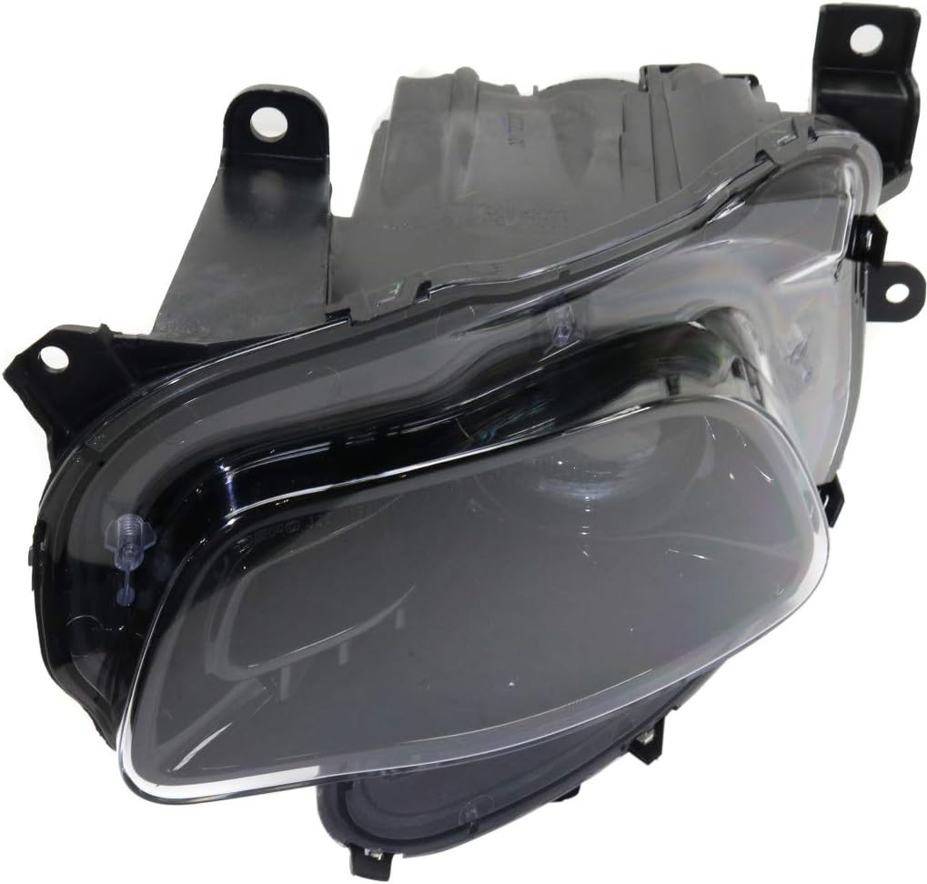 For Jeep Cherokee Headlight Assembly 2014 2016 Driver Side Halogen Black Trim R567