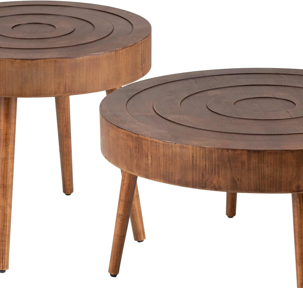 Round Nesting Coffee Table 2 Piece MDF P237985