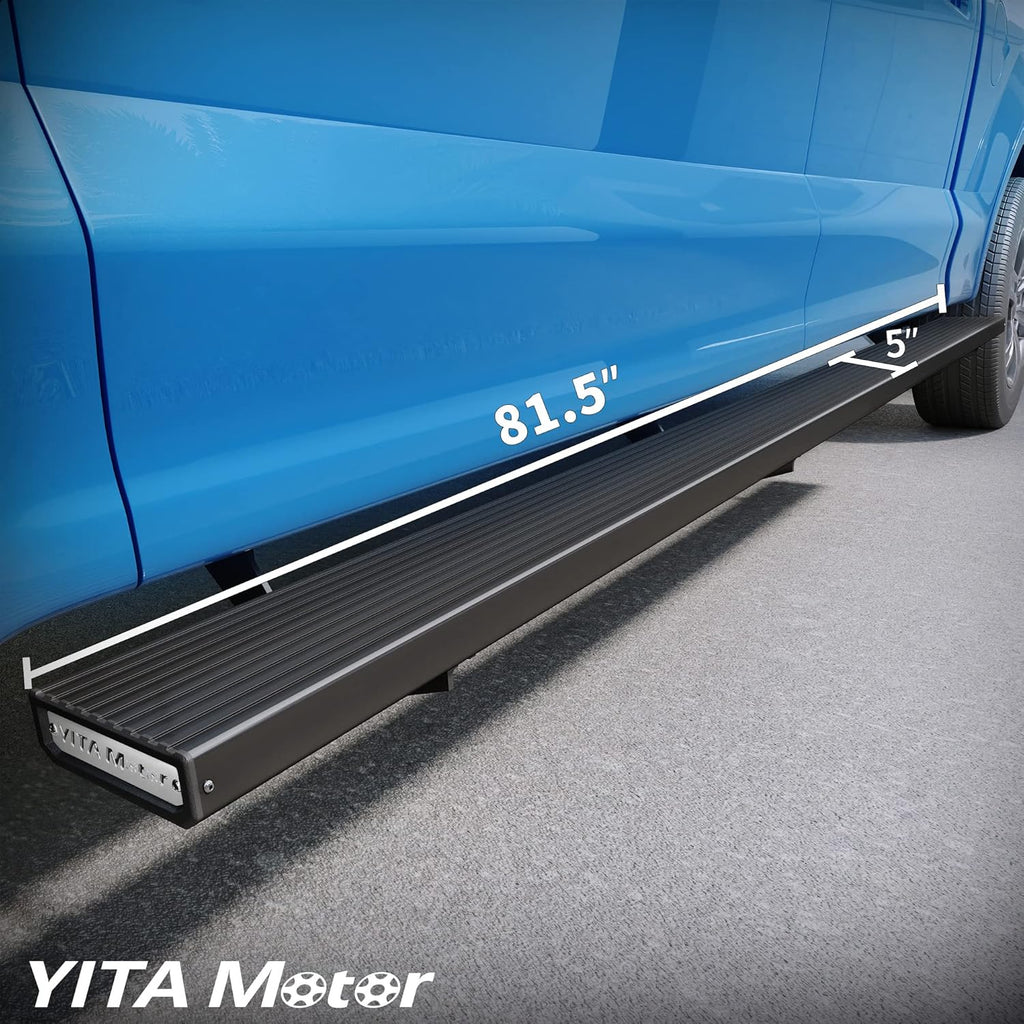 Aluminum Black Side Steps Running Boards U35396