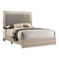 Upholstered Bed with Tufted Headboard California King Size X57468