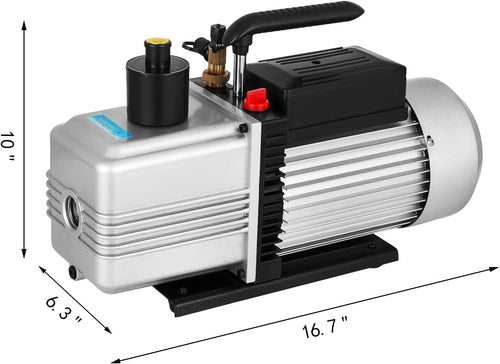 12CFM 1 HP Single Stage Rotary Vane Vacuum Pump K719
