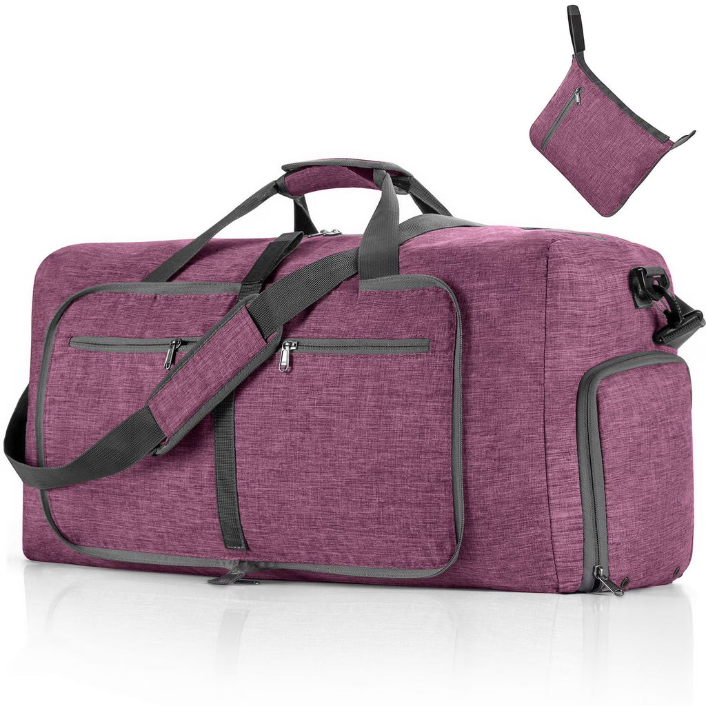 Dark Purple 115L Waterproof Travel Duffle Bag W307227