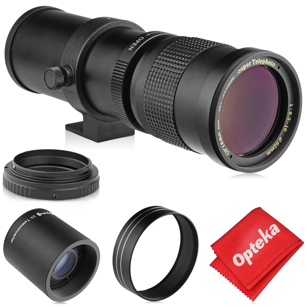 420-800mm f/8.3 HD Telephoto Zoom Lens for Nikon DX FX F Mount Digital SLR Cameras C789322