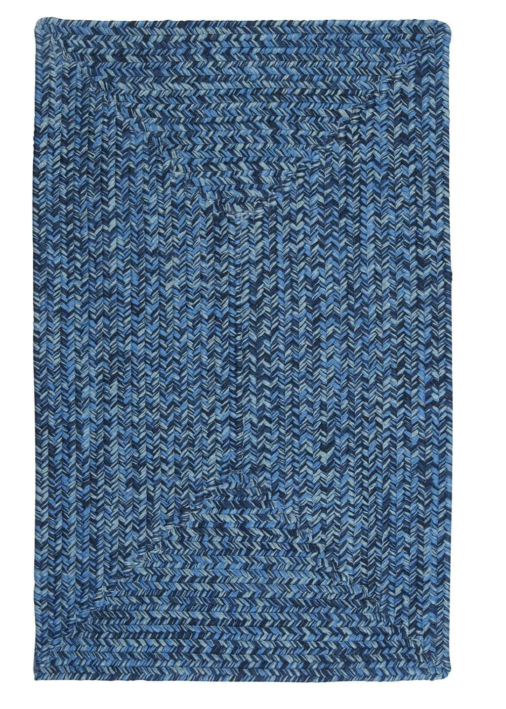 Blue Wave 2x7 Braided Rug C9762