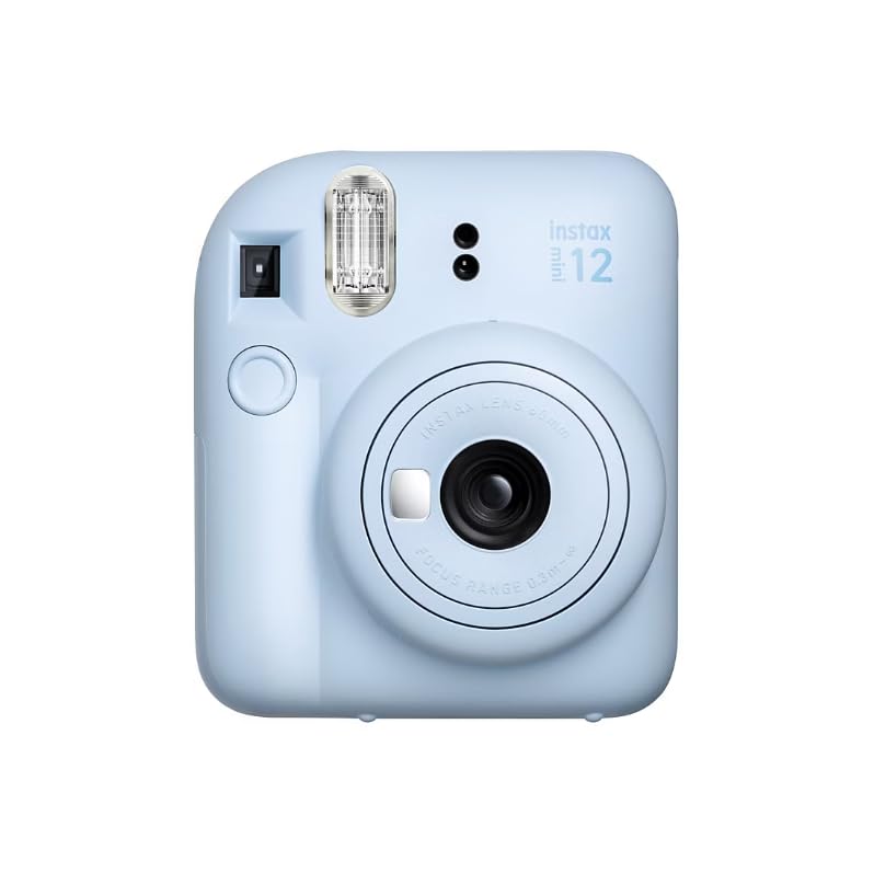 Blue Instant Camera with 20 Sheets Film X136844