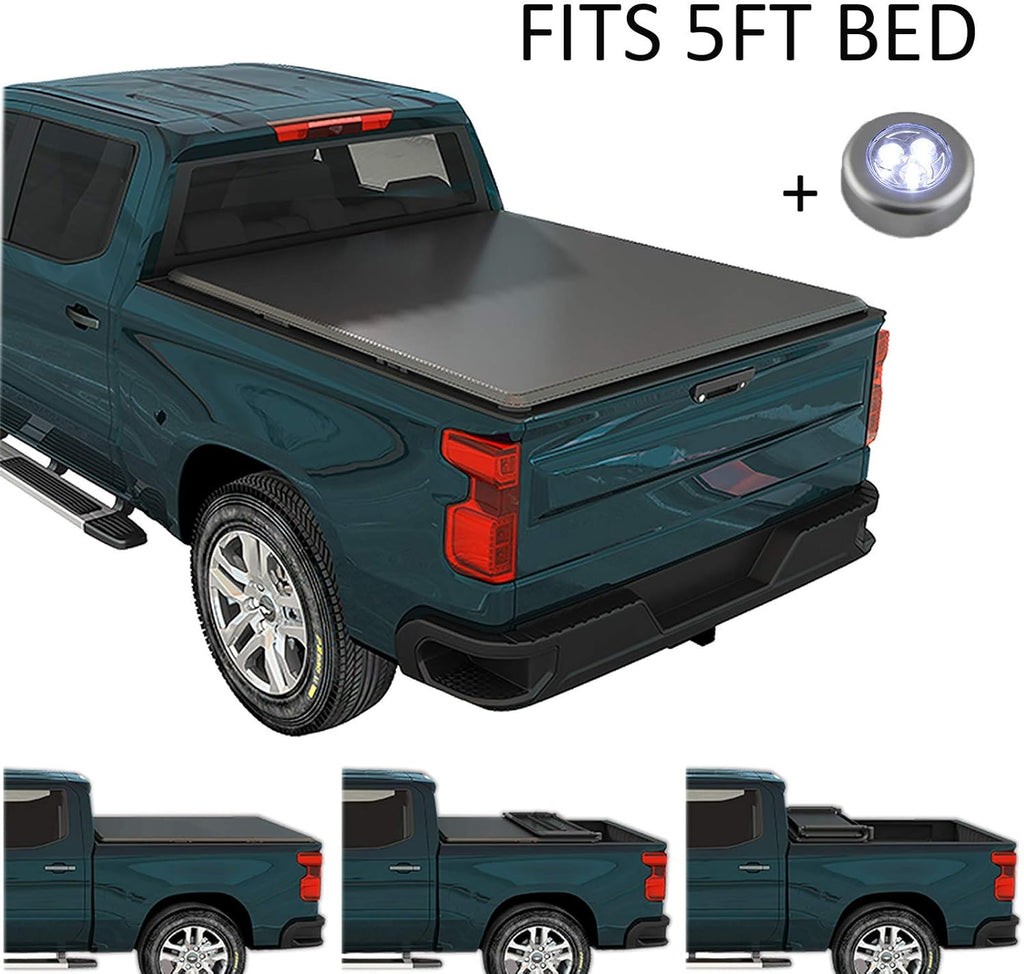 Hard Tri-Fold Tonneau Cover for Nissan Frontier 2005-2021 U514