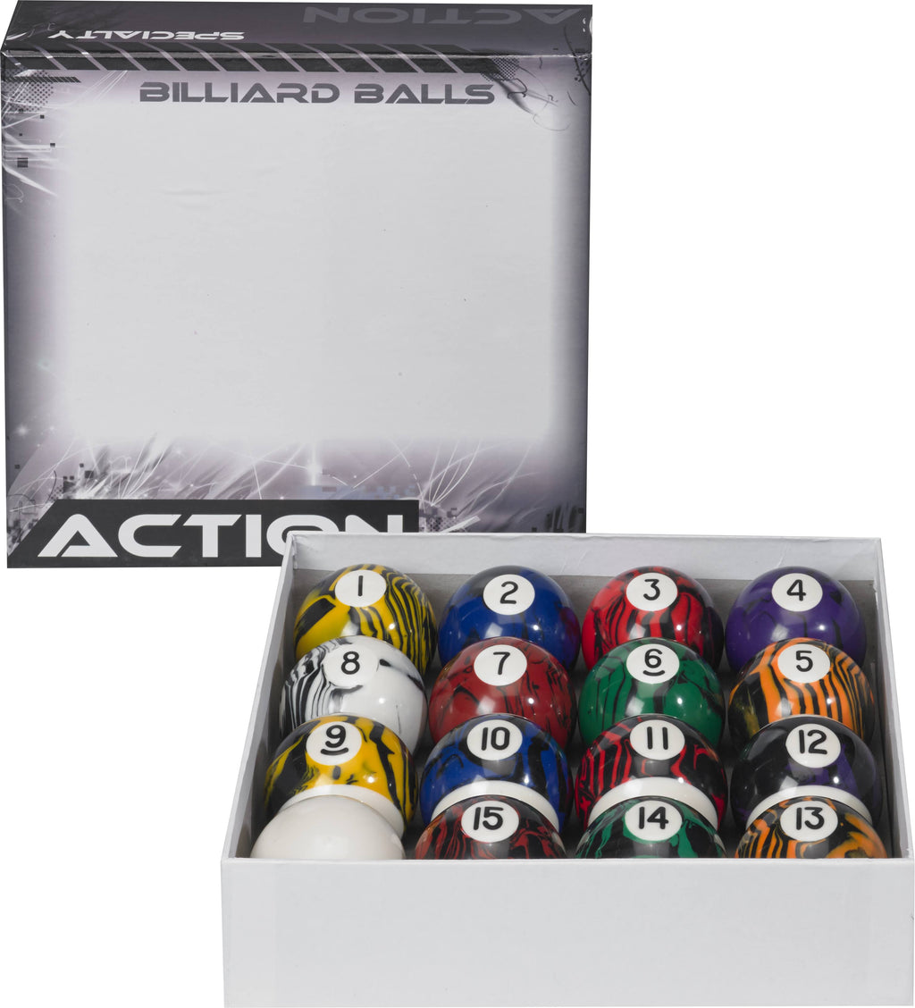 Black Marble Ball Set Billiard Balls C91198