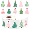 500Pcs Christmas Tree Stickers Q46343