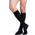 Men's 20-30 mmHg Black Knee High R391