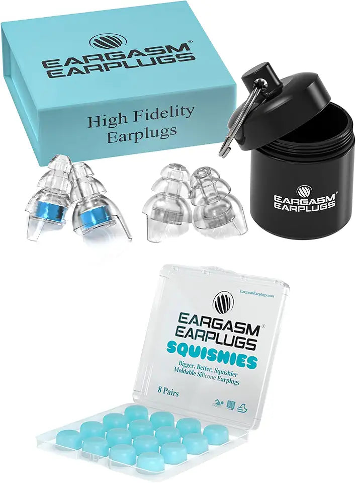 Squishies for Sleep and High Fidelity Blue for Concerts O745287