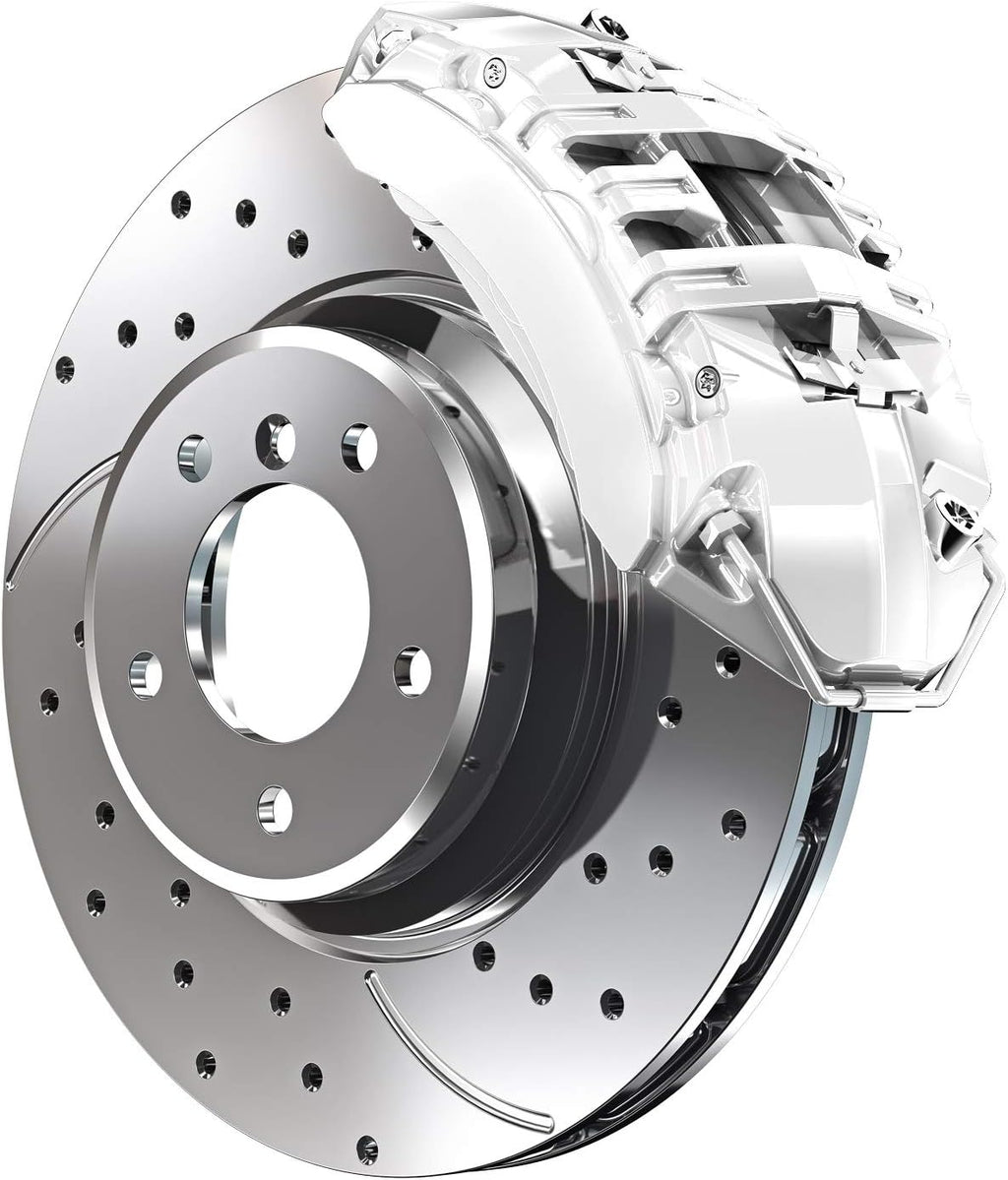 High Gloss White Brake Caliper Paint Kit Pack of 2 A588184