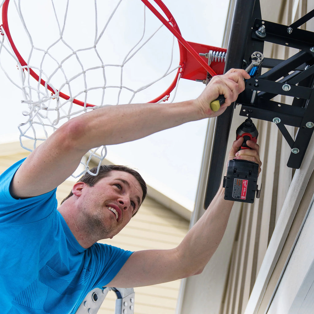 44 inch Polycarbonate Basketball Backboard and Rim Combo E308