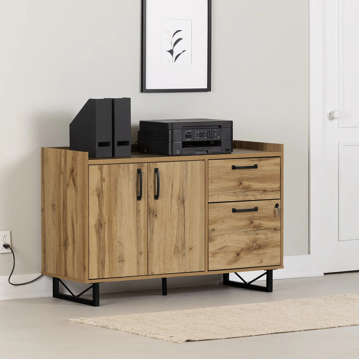 Nordik Oak Credenza B84348