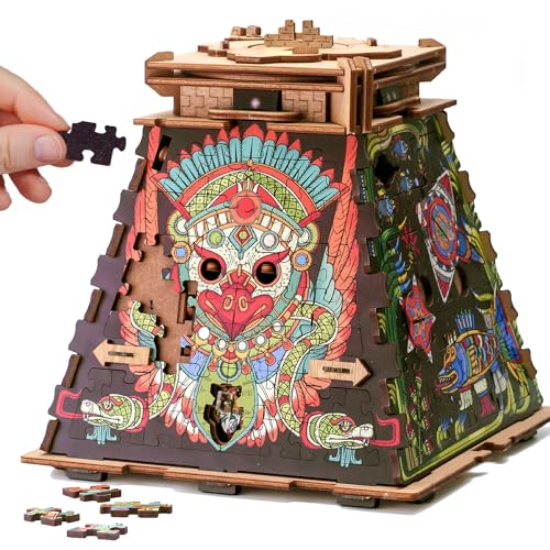 Wooden 3D Puzzle & Escape Room Box U376