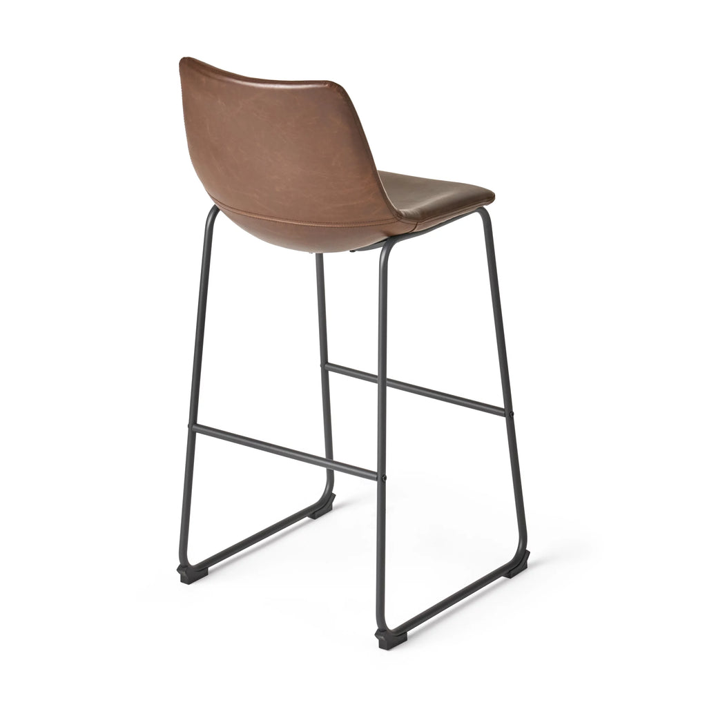 Vintage Brown Bar Stool C22616