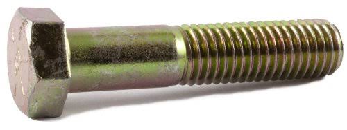 1-14 x 1 3/4 Grade 8 Hex Cap Screw Yellow Zinc Plated (55) H563285