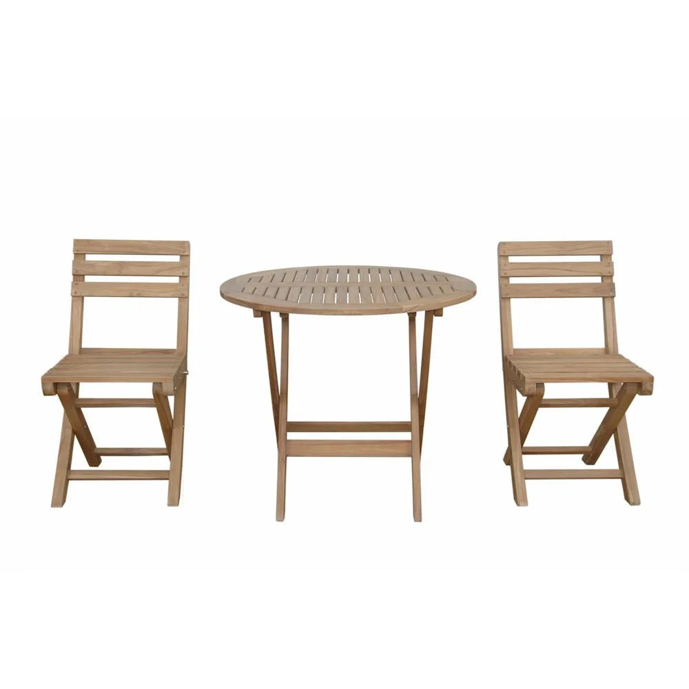 Teak 3-Pieces Bistro Set H615253