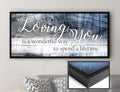 Brown Bronze Wood Framed Canvas Wall Decor S77869