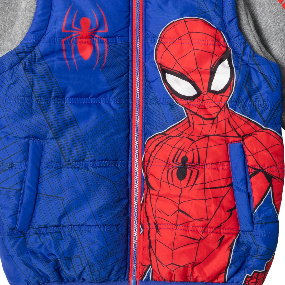 Spider-Man Zip Up Vest 2fer Jacket H715298