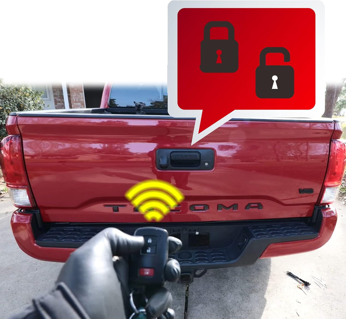 Power Tailgate Lock with Wiring Harness for Toyota Tacoma I585887