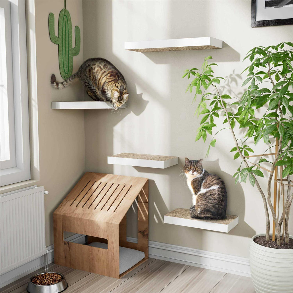Cat Scratcher Floating Shelf Combo B522