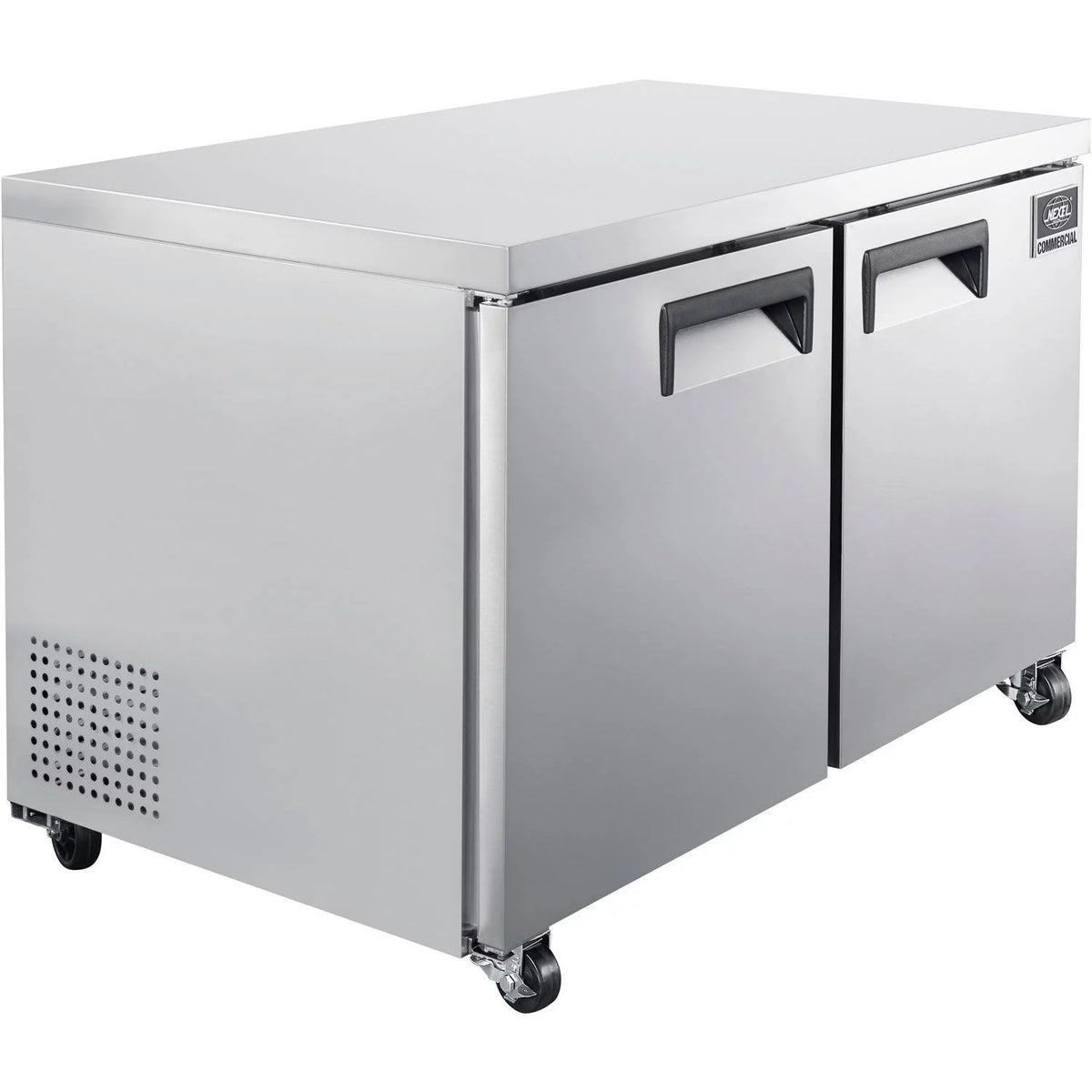 Undercounter Freezer, 2 Solid Doors, 11.2 Cu. Ft., Stainless Steel H715