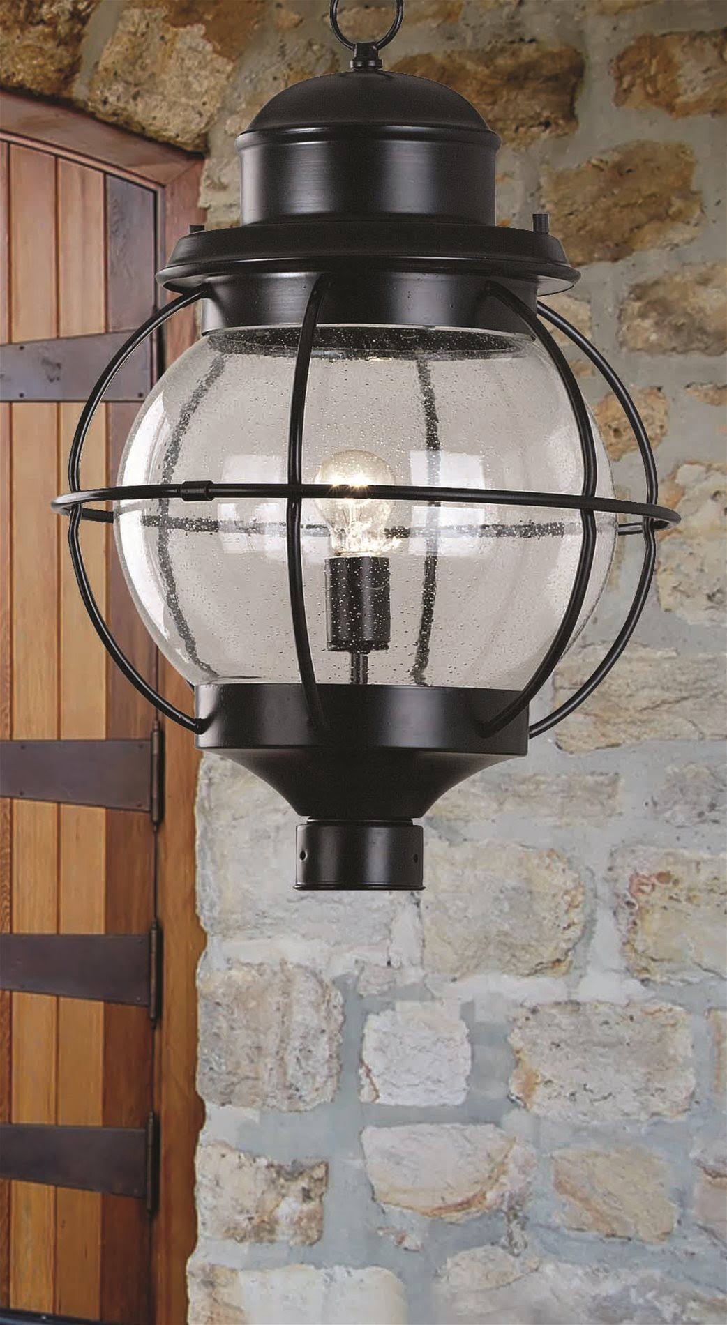 Black Post Lantern E912684